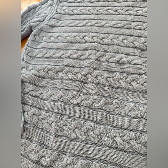 Lauren Ralph Lauren Grey Cable-knit Sweater - Picture 2 of 6
